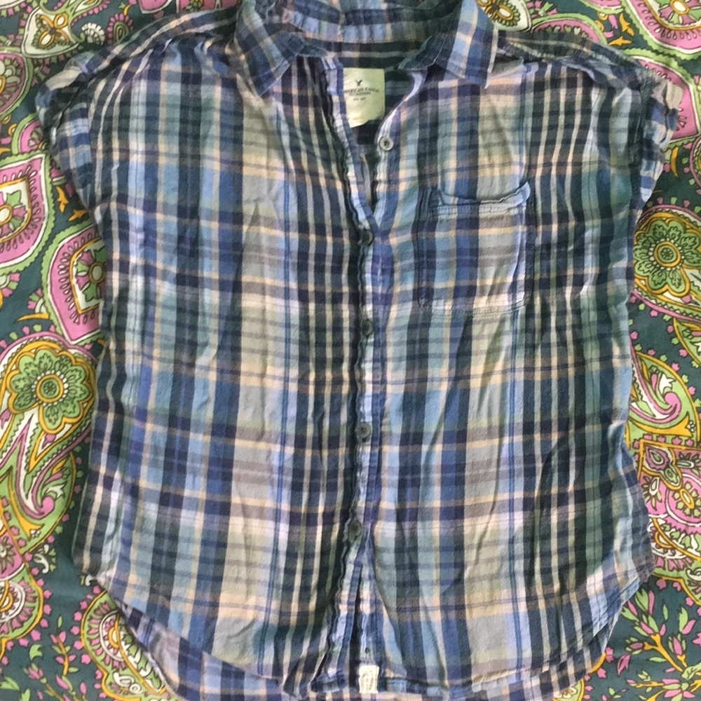Summer plaid shirt